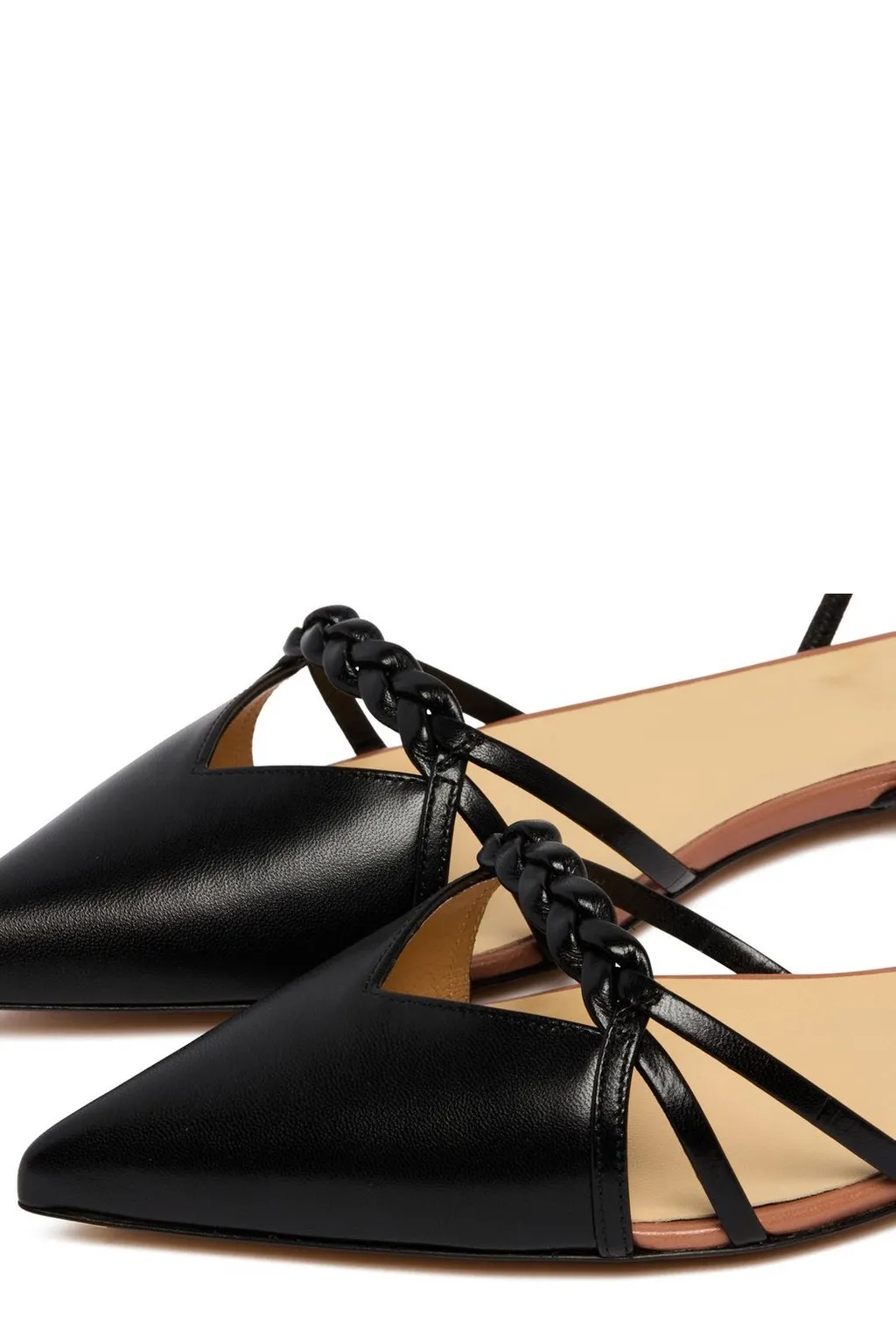 Pointed Toe Flat Sandals