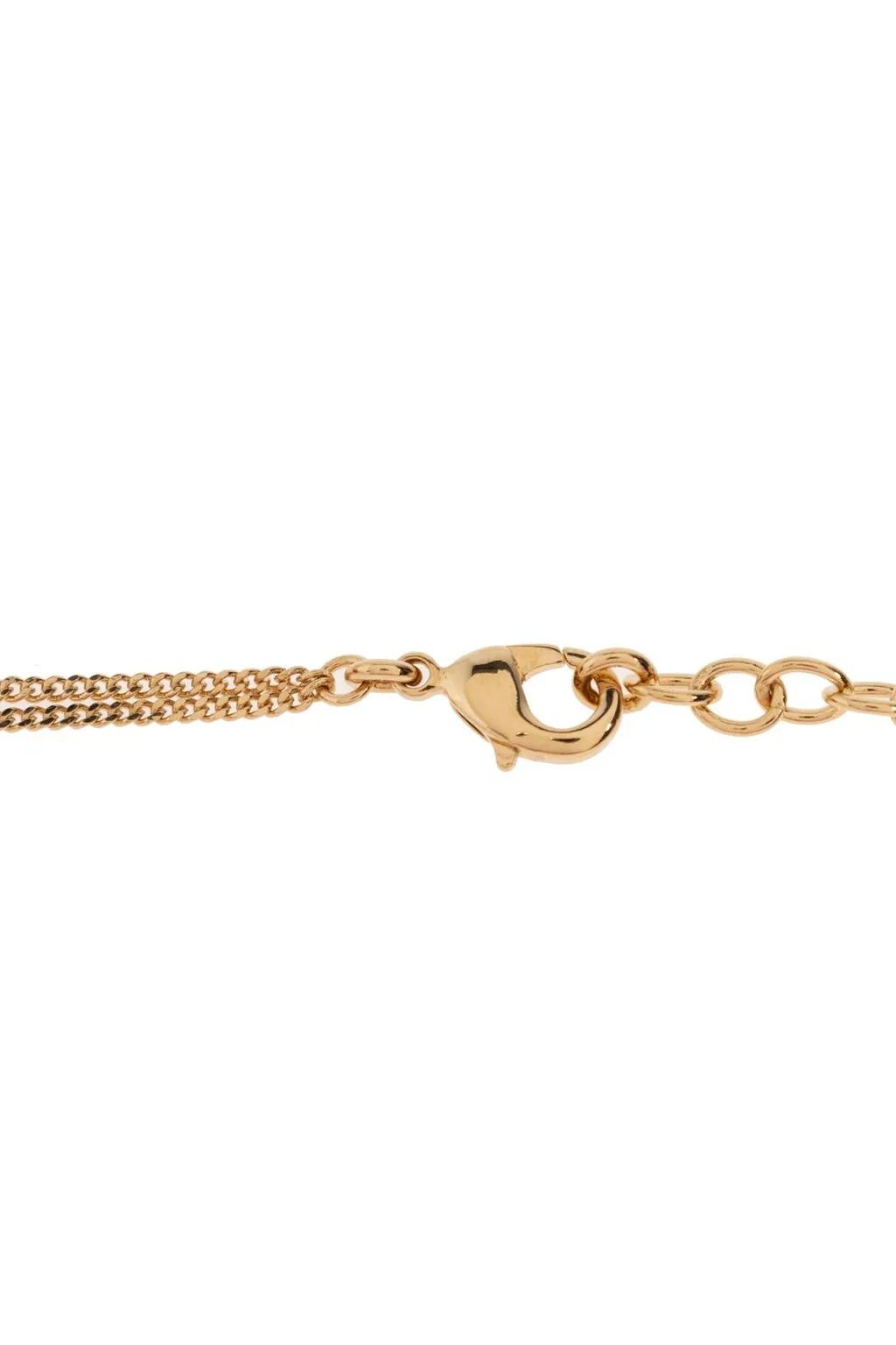 Double Chain Necklace With Pearl