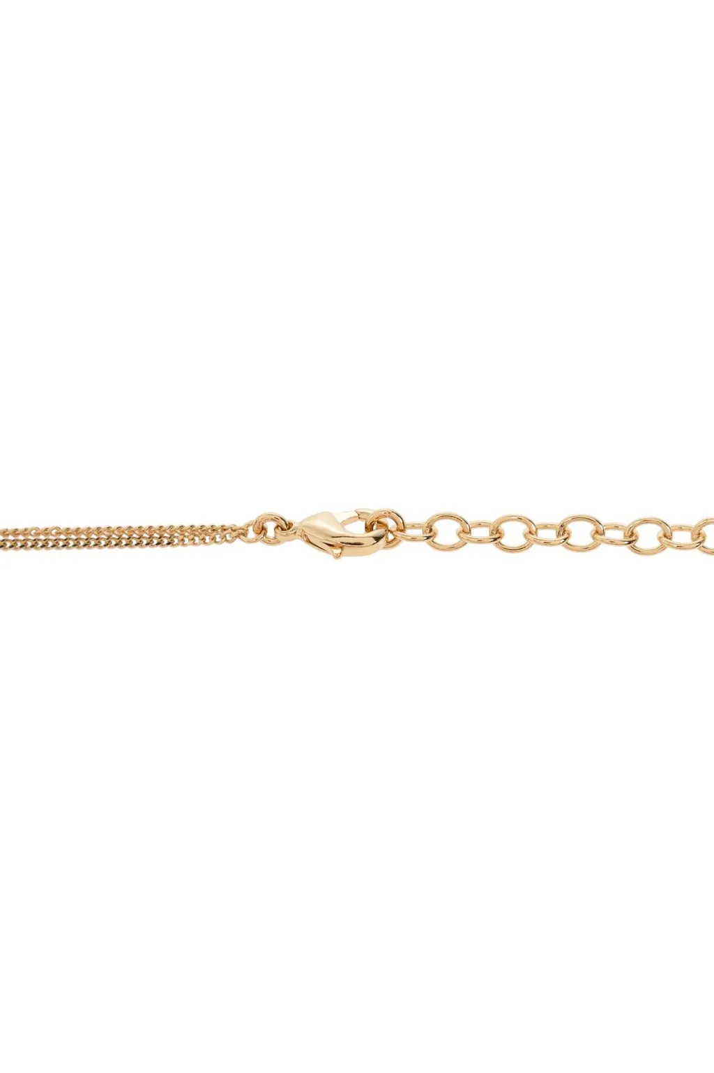 Double Chain Necklace With Pearl