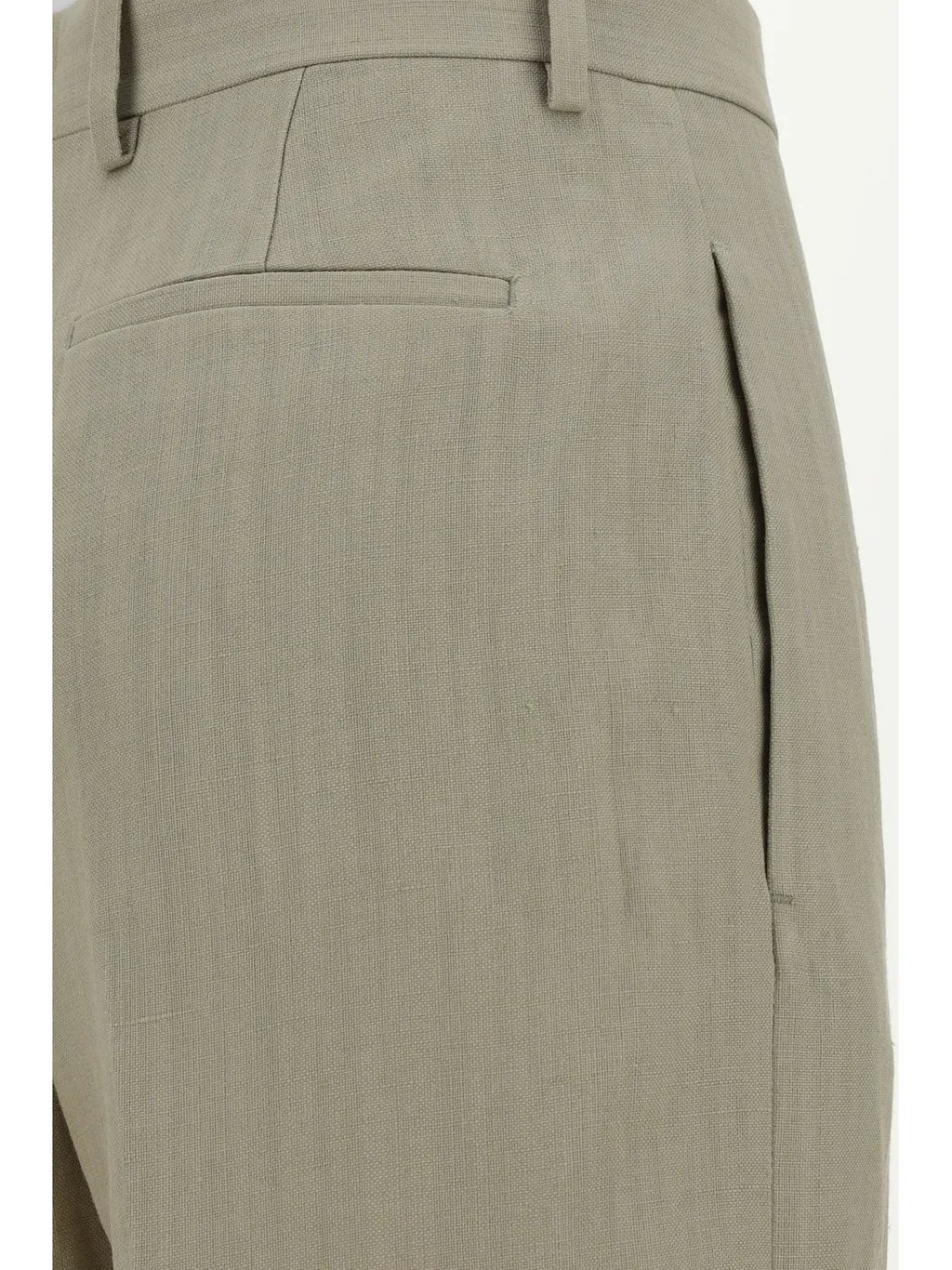 High-Waisted Wide-Leg Trousers