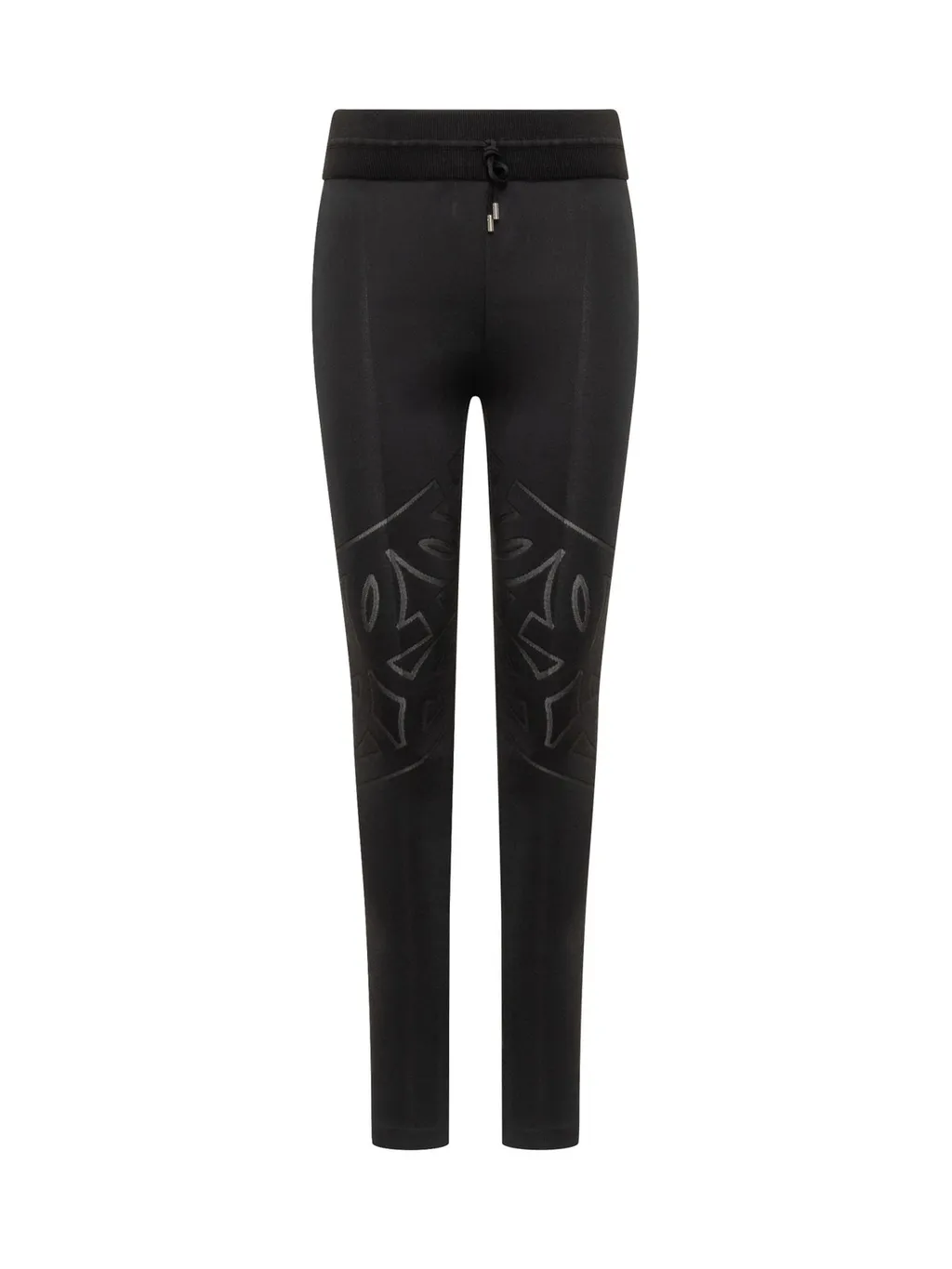 Leggings With Decorative Knee Patches