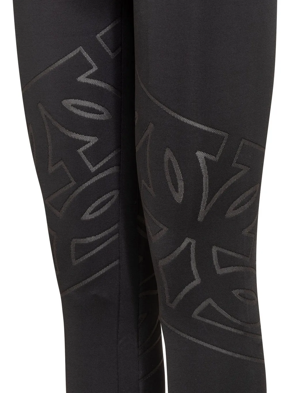 Leggings With Decorative Knee Patches