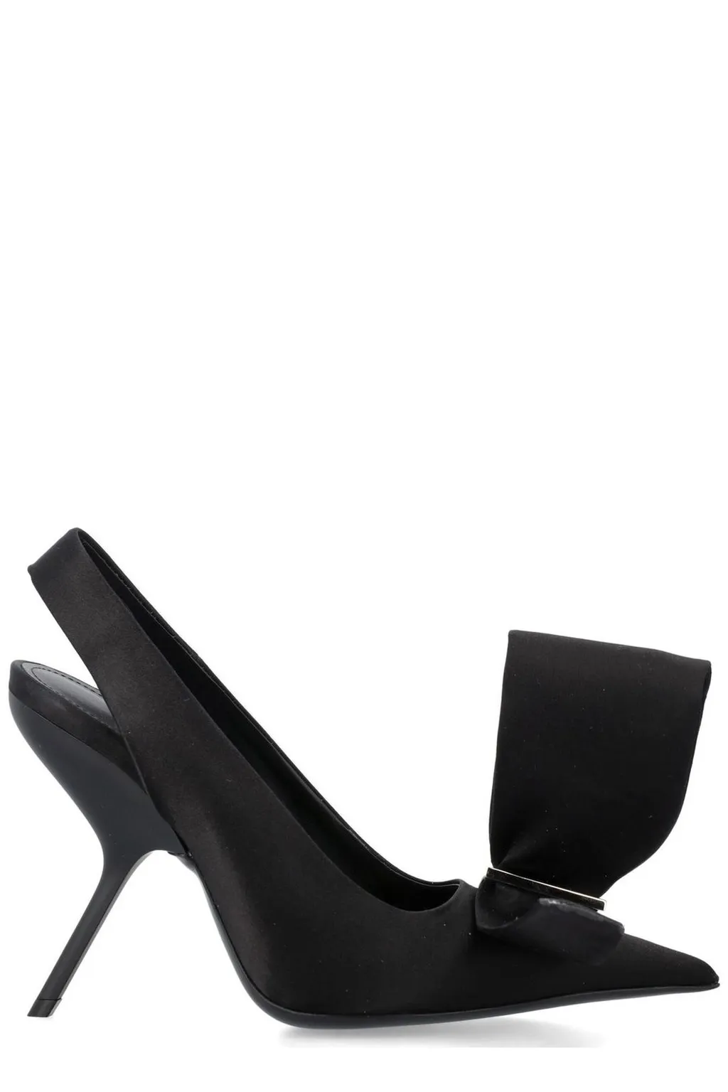 Slingback Pumps With Bow