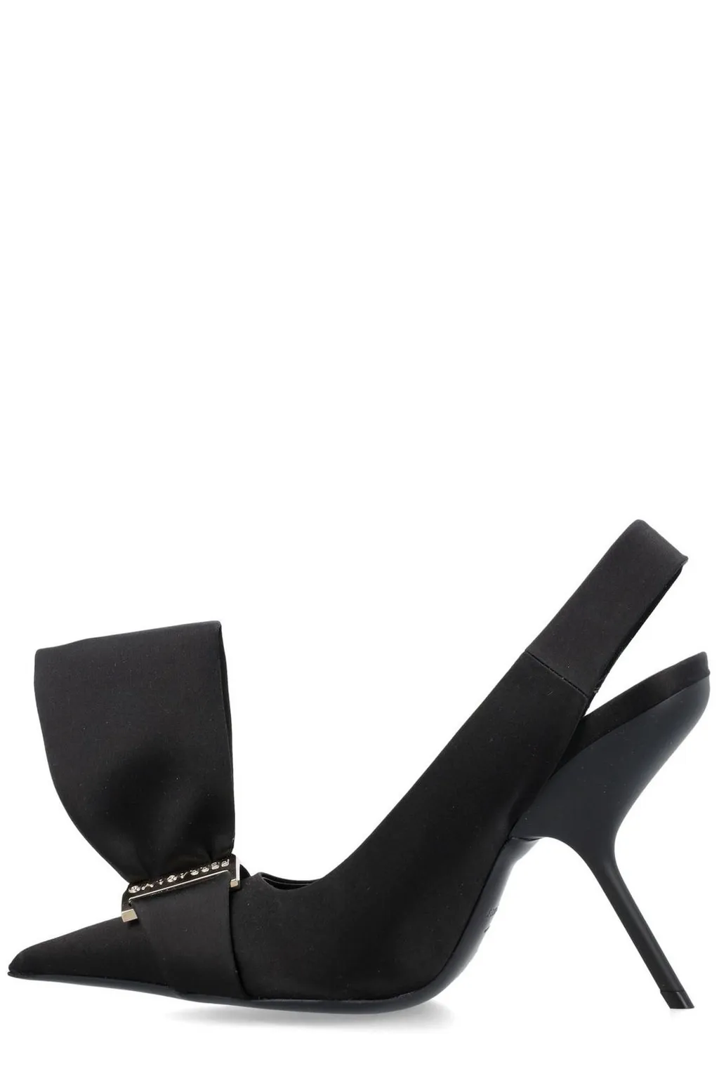 Slingback Pumps With Bow