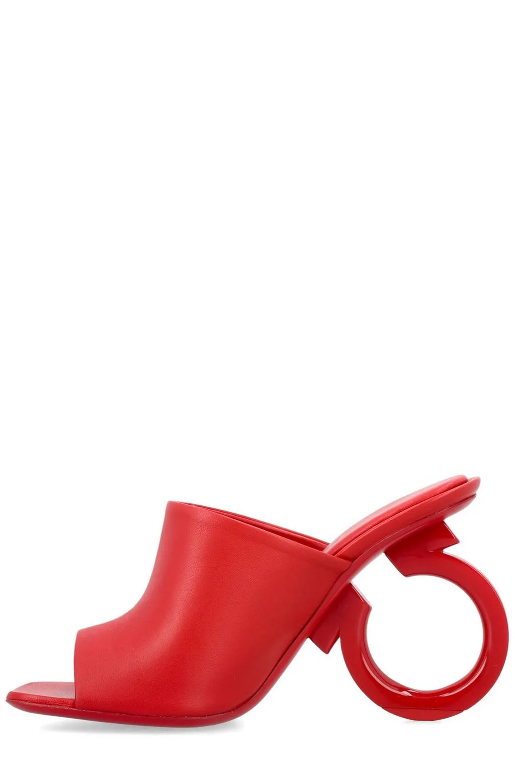 Mules With Gancini Heel