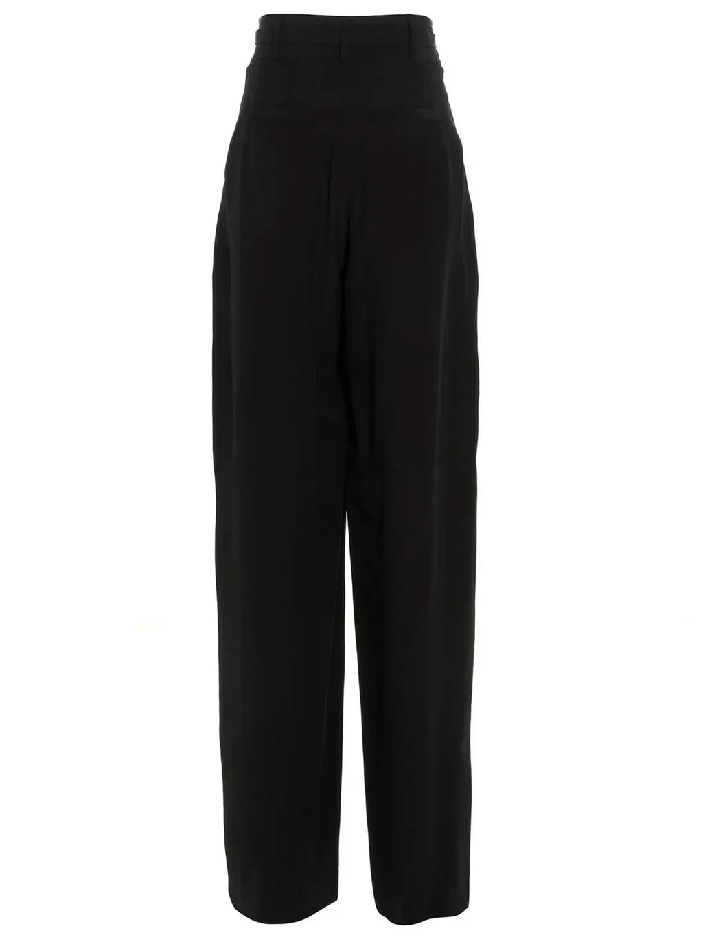 High-Waisted Pleated Trousers