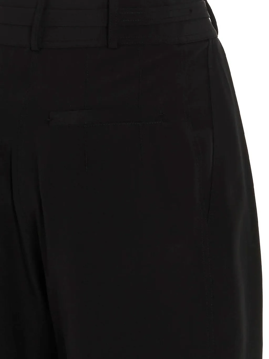 High-Waisted Pleated Trousers