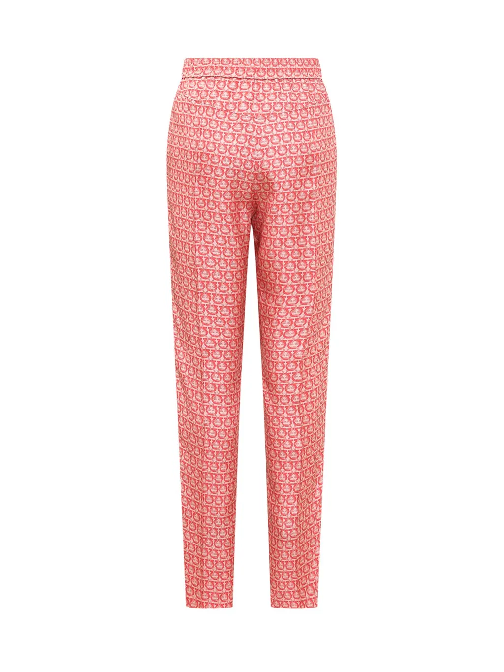 Gancini Print Trousers