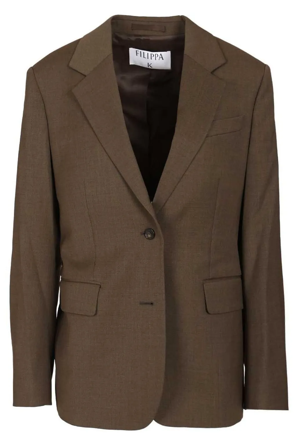 Single-Breasted Wool Blazer