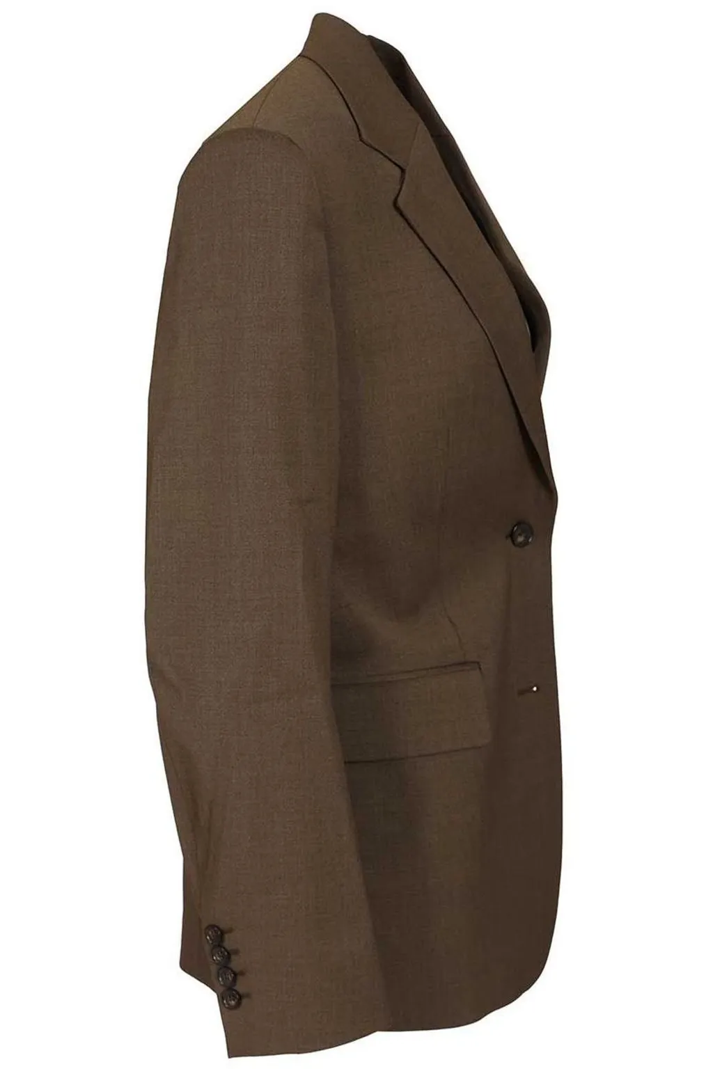 Single-Breasted Wool Blazer
