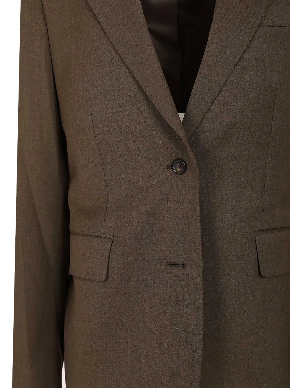 Single-Breasted Wool Blazer