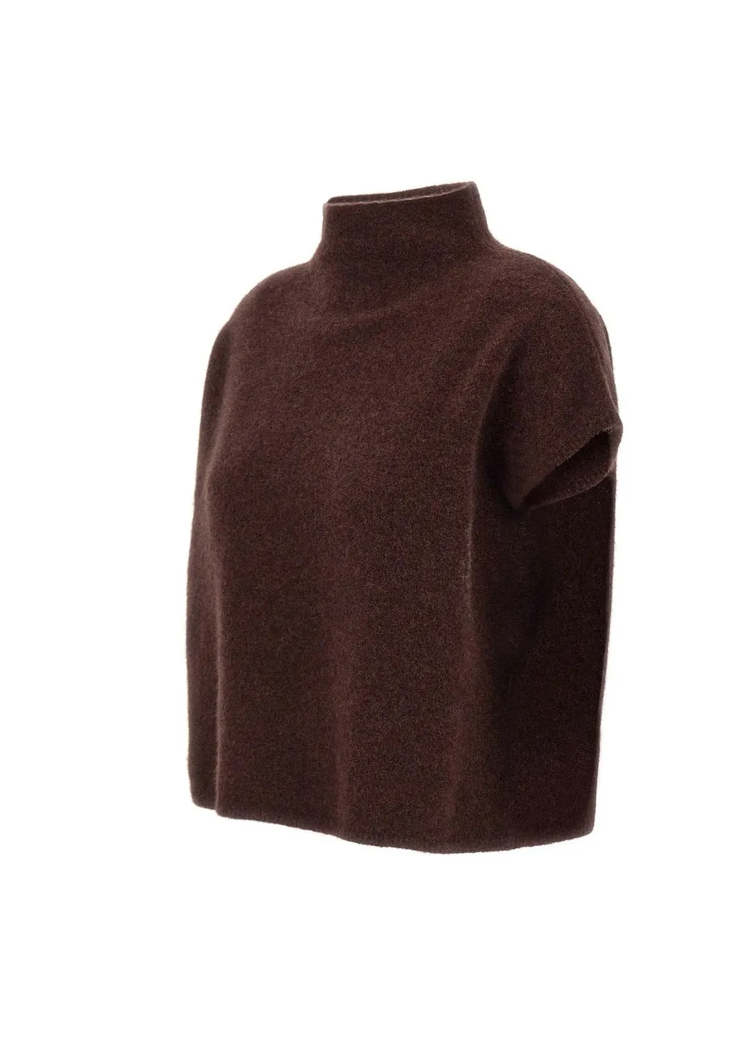 Mock Neck Sleeveless Knit Top