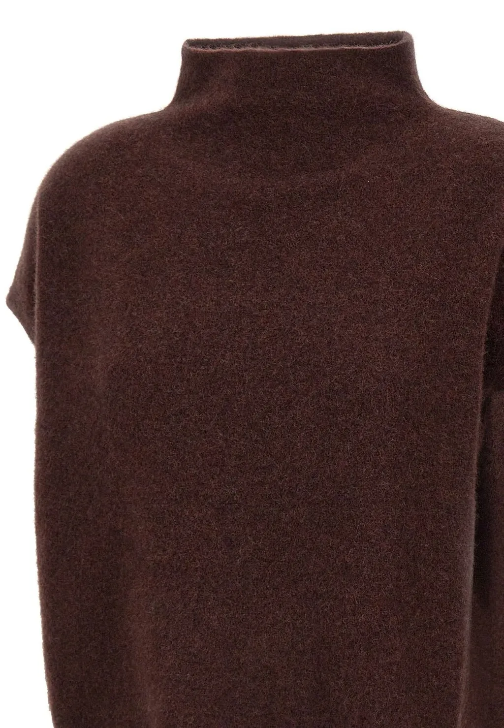 Mock Neck Sleeveless Knit Top