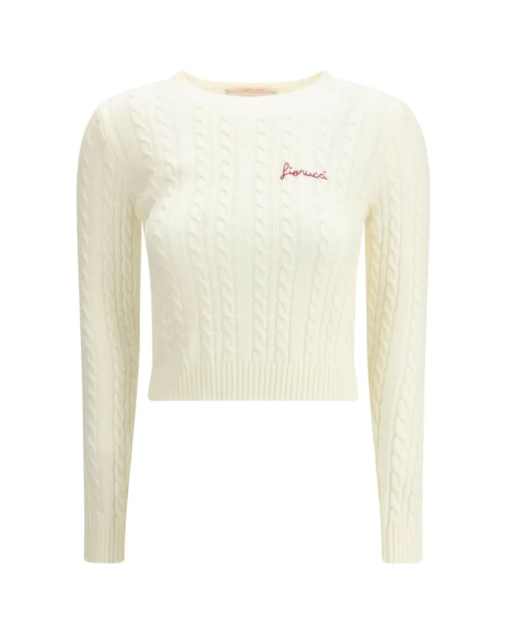 Cable Knit Cropped Sweater