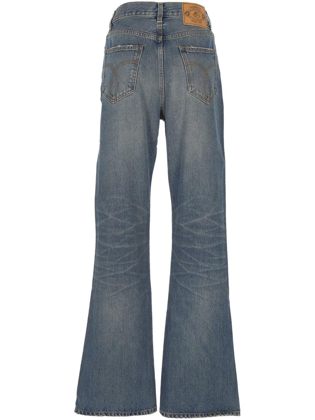 High-Waisted Wide-Leg Jeans