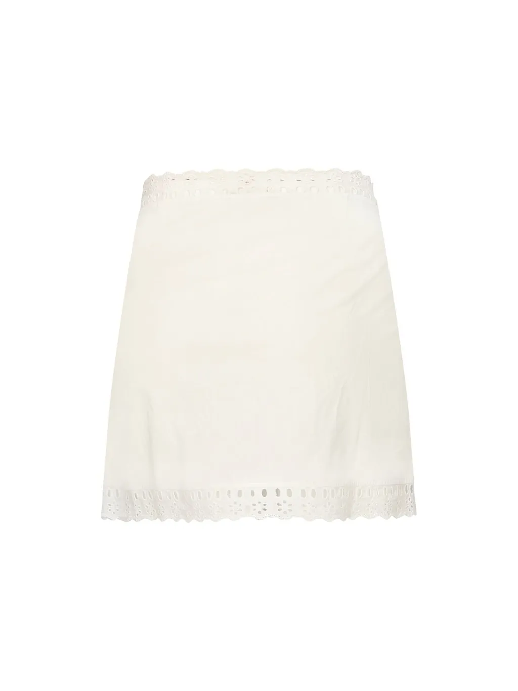 Mini Skirt With Heart Appliqué