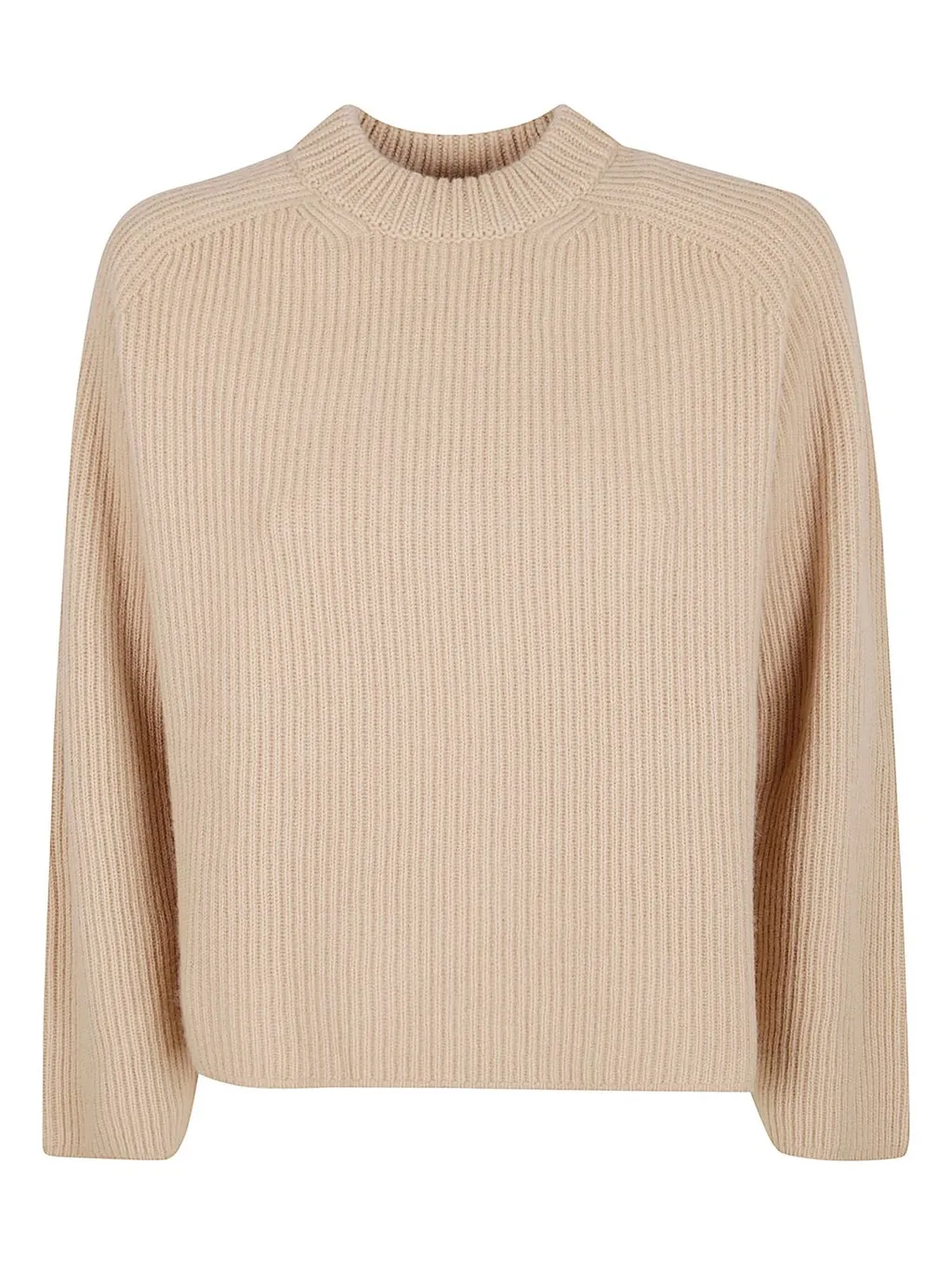 Ribbed Mock Neck Sweater
