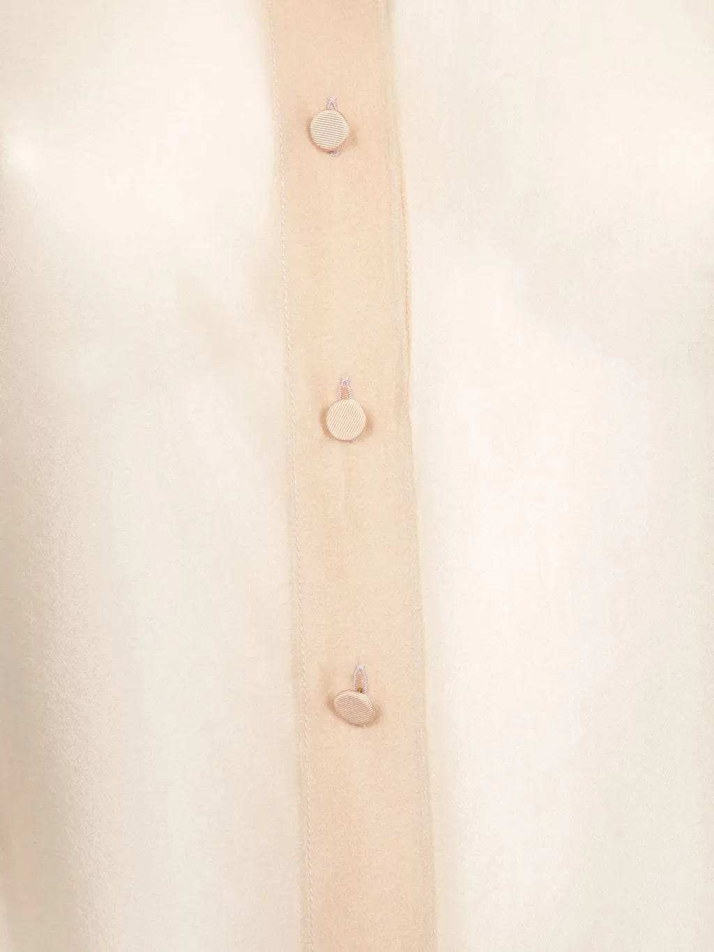 Sheer Button-Up Shirt