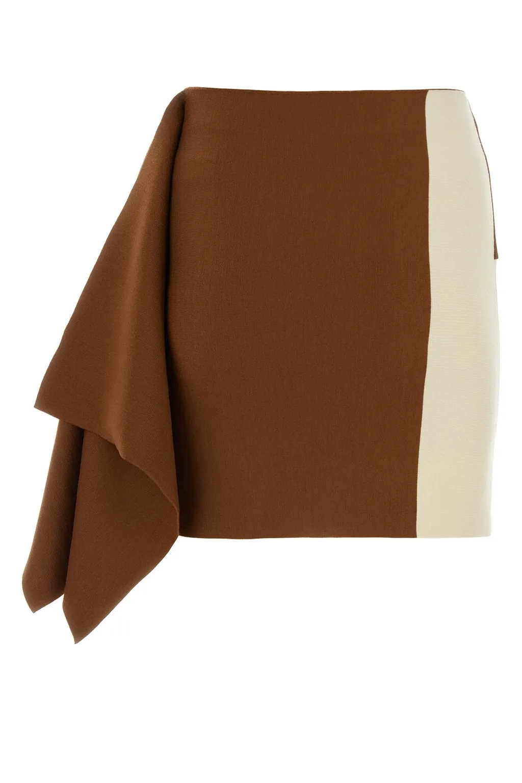Colorblock Asymmetric Skirt