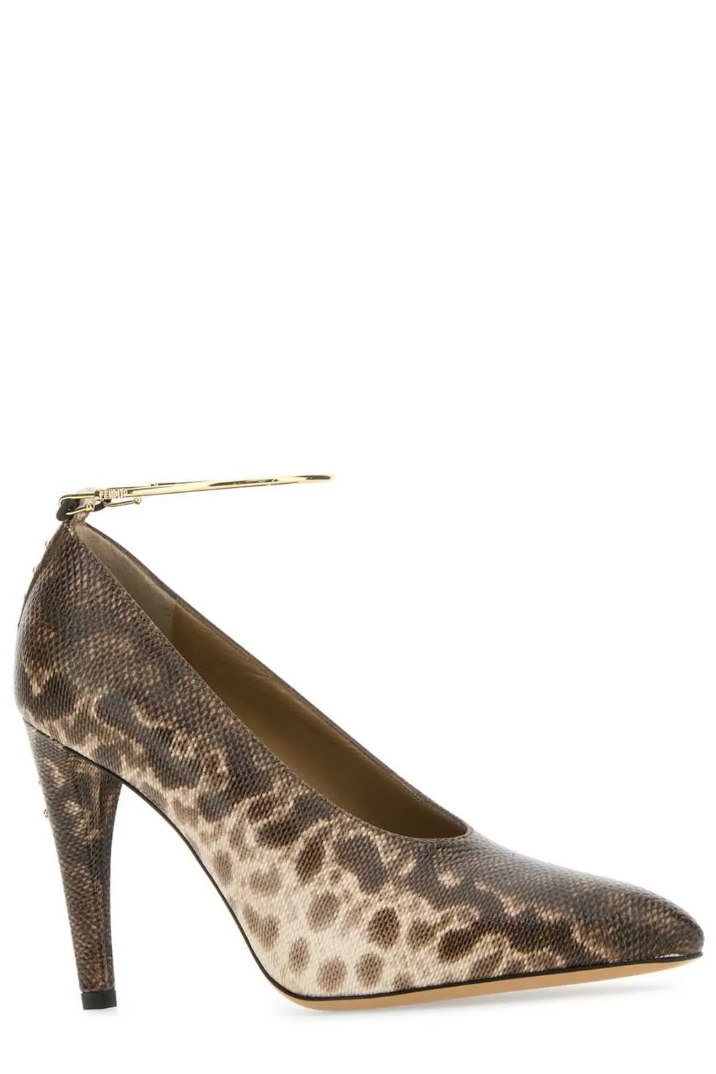 Pointed-Toe Pumps With Ankle Strap