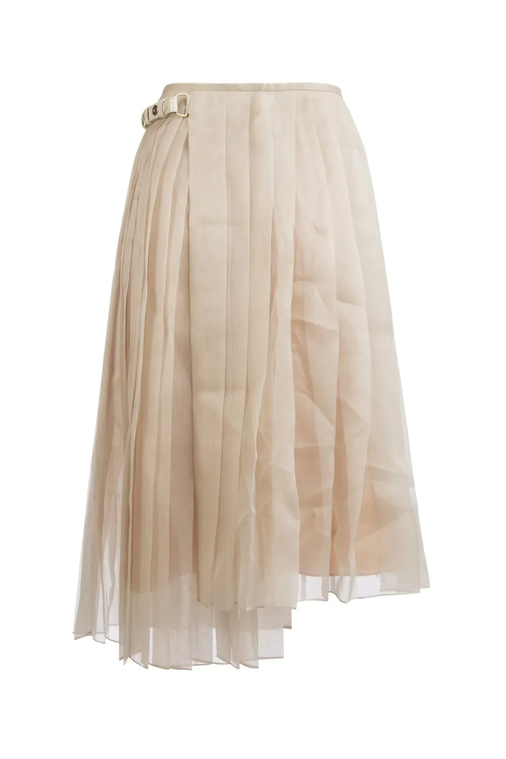 Pleated Midi Skirt
