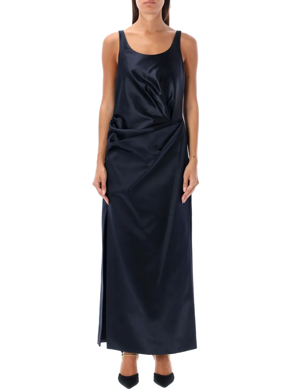 Satin Maxi Dress