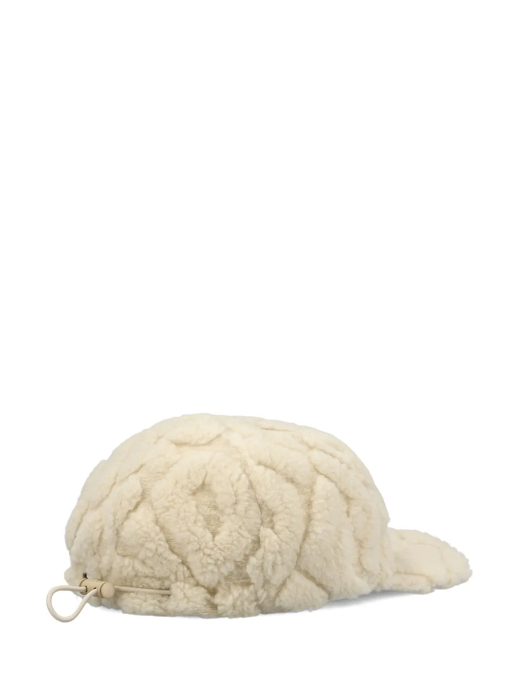 Quilted Faux Fur Baseball Cap