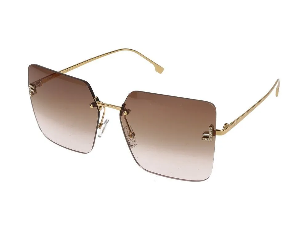 Rimless Square Sunglasses