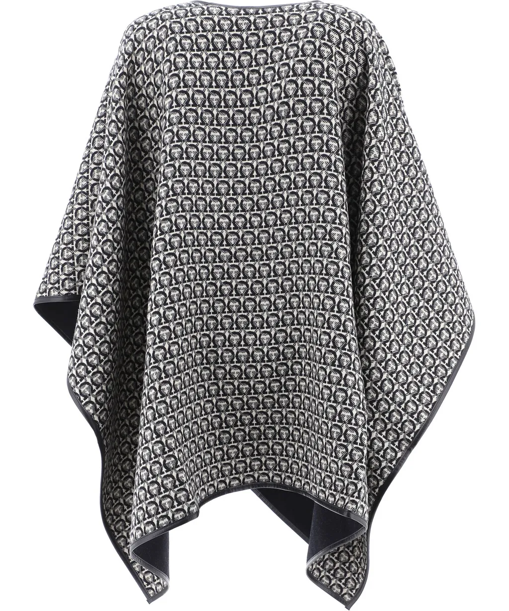 Cape With Monogram Print
