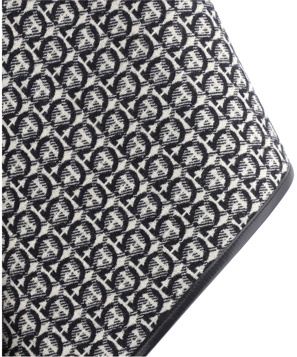 Cape With Monogram Print