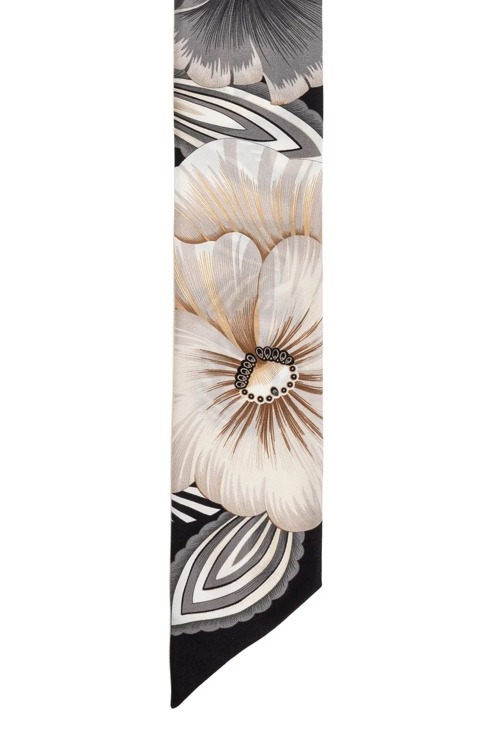 Printed Silk Twill Scarf