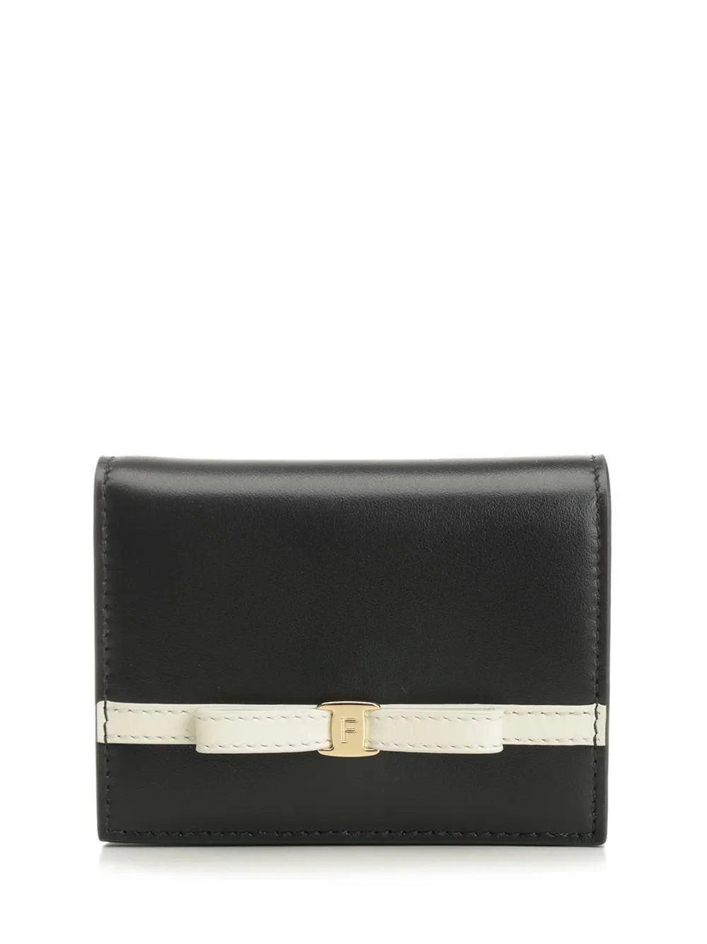Compact Wallet With Bow Detail