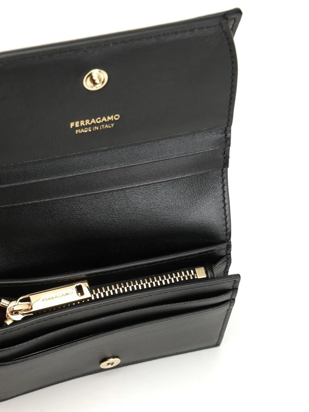 Compact Wallet With Bow Detail