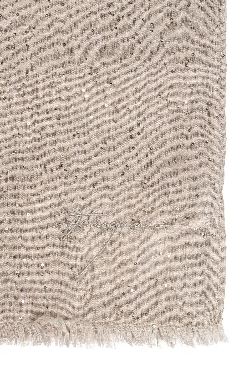 Scarf With Sequins