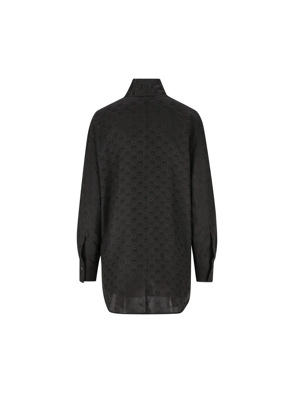 Logo Print High Neck Shirt