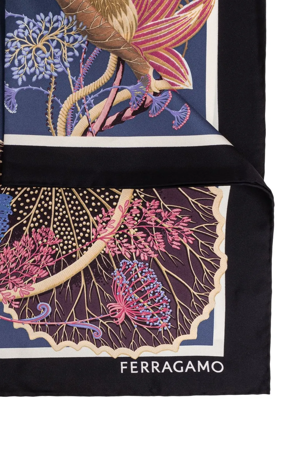 Printed Silk Twill Scarf