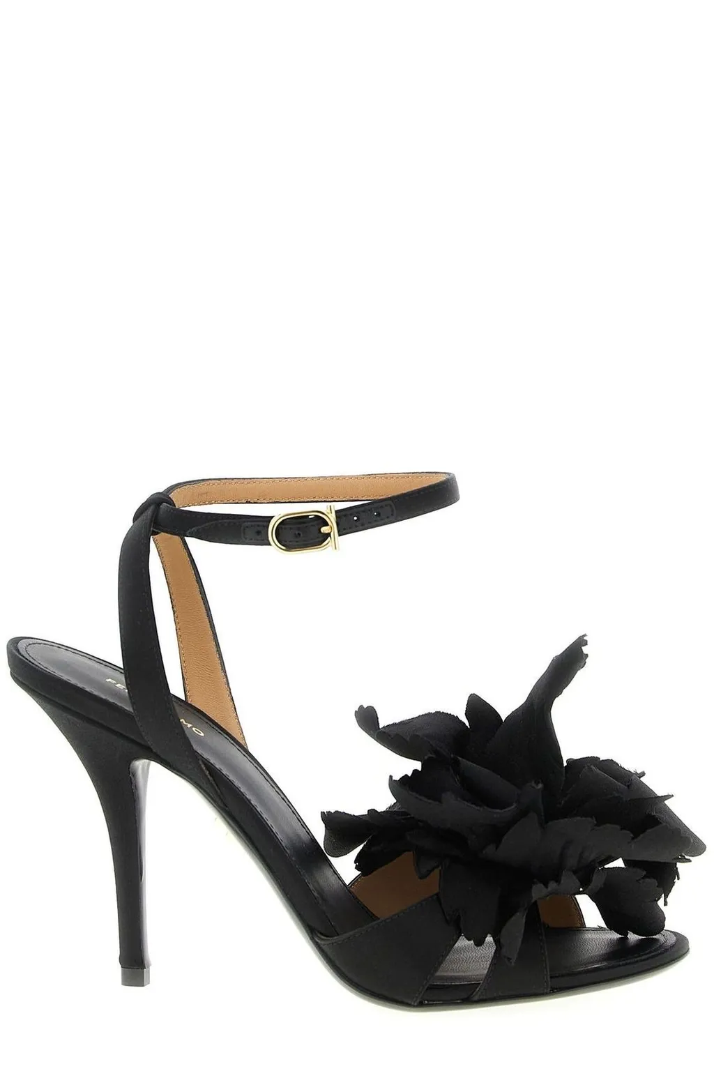 Sandals With Flower Applique