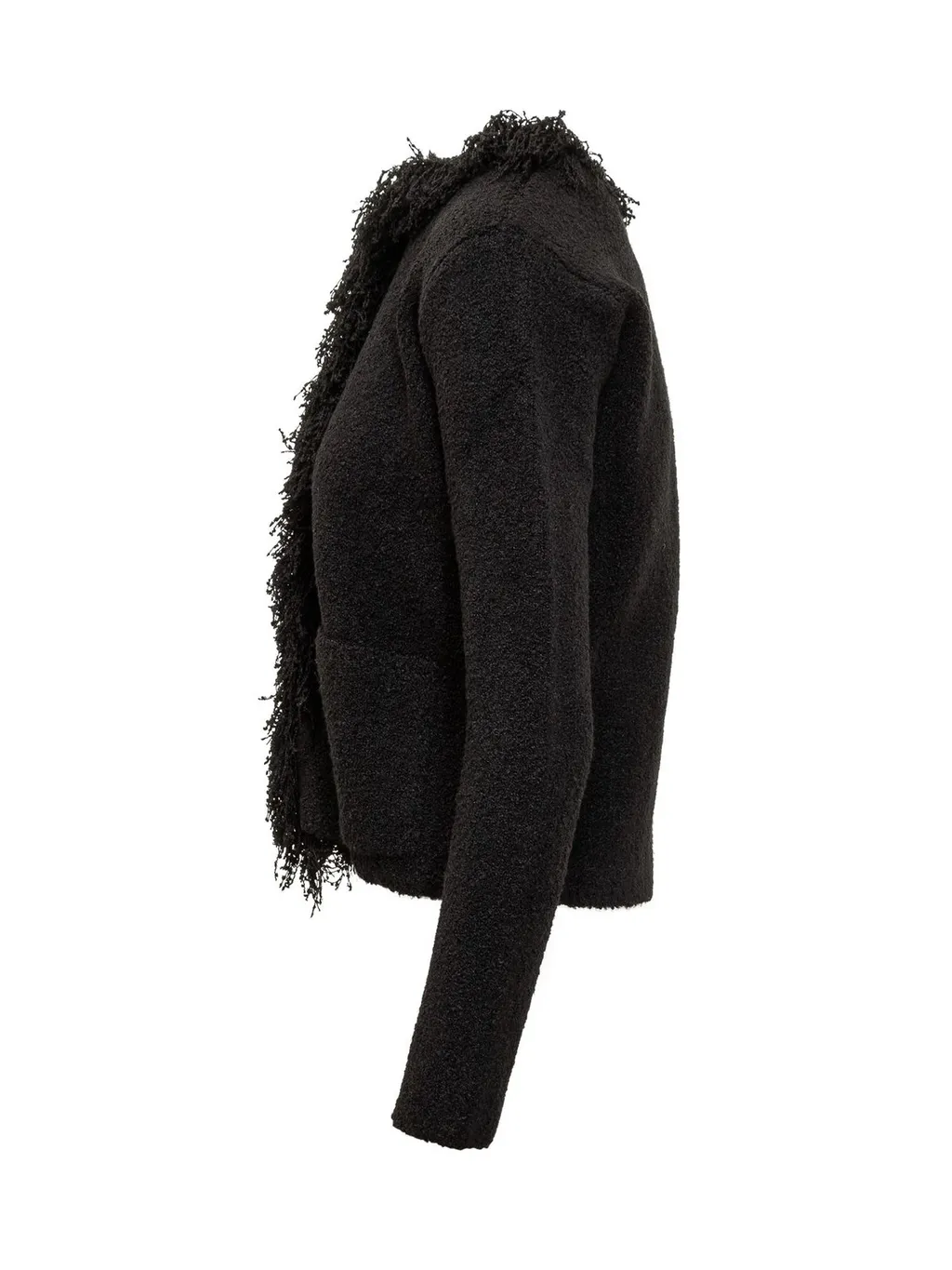 Fringed Bouclé Jacket