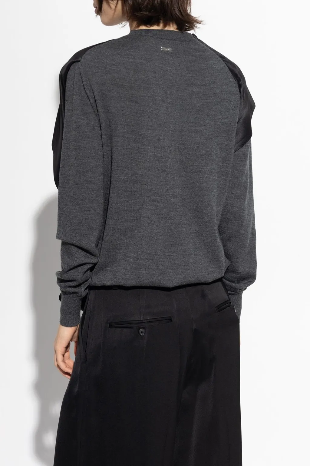 Asymmetric Draped Sweater