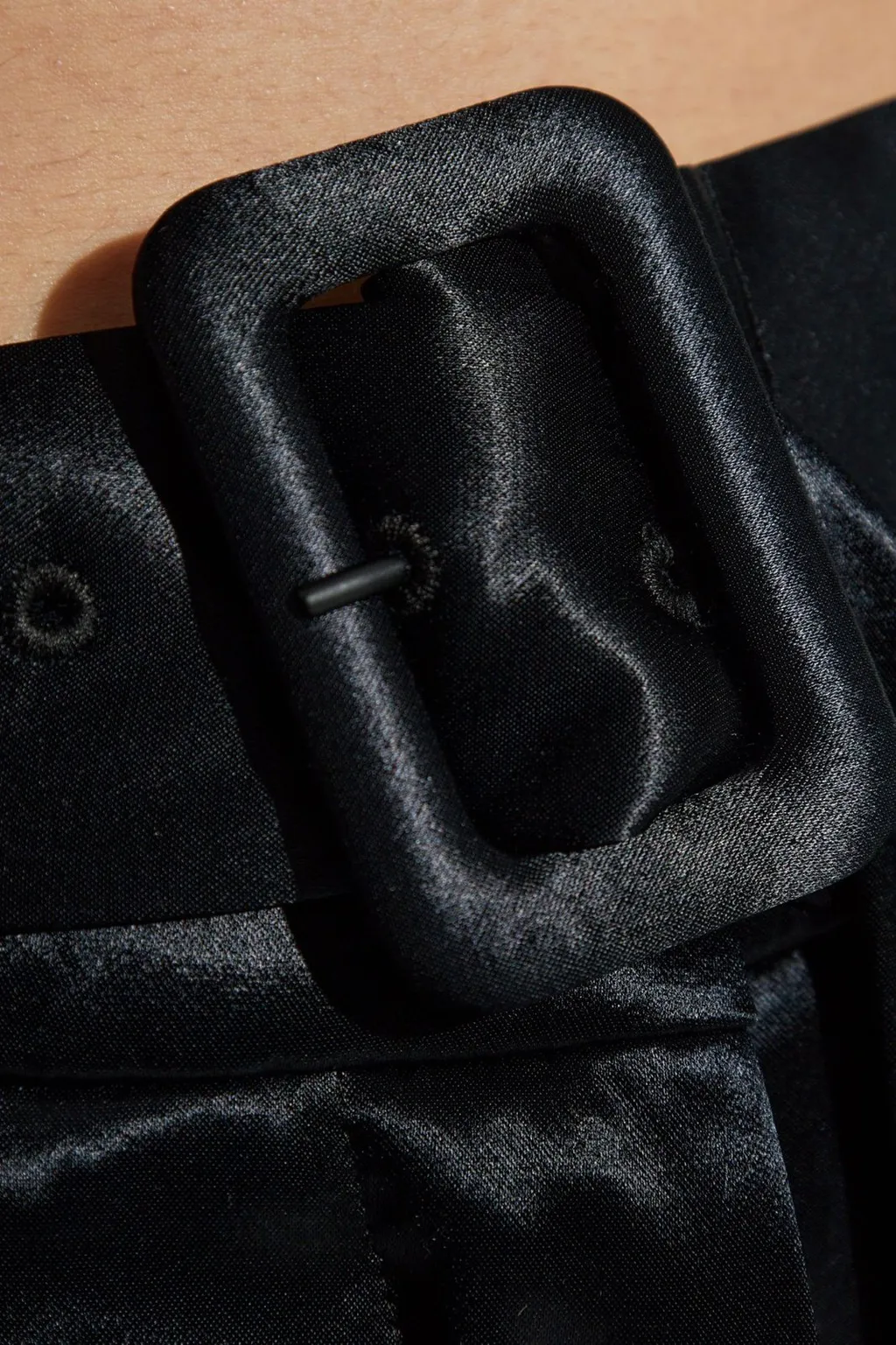 Satin Cargo Pants