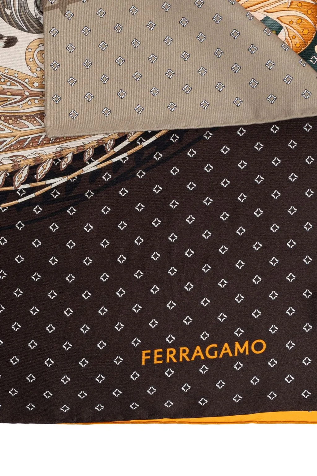 Printed Silk Twill Scarf