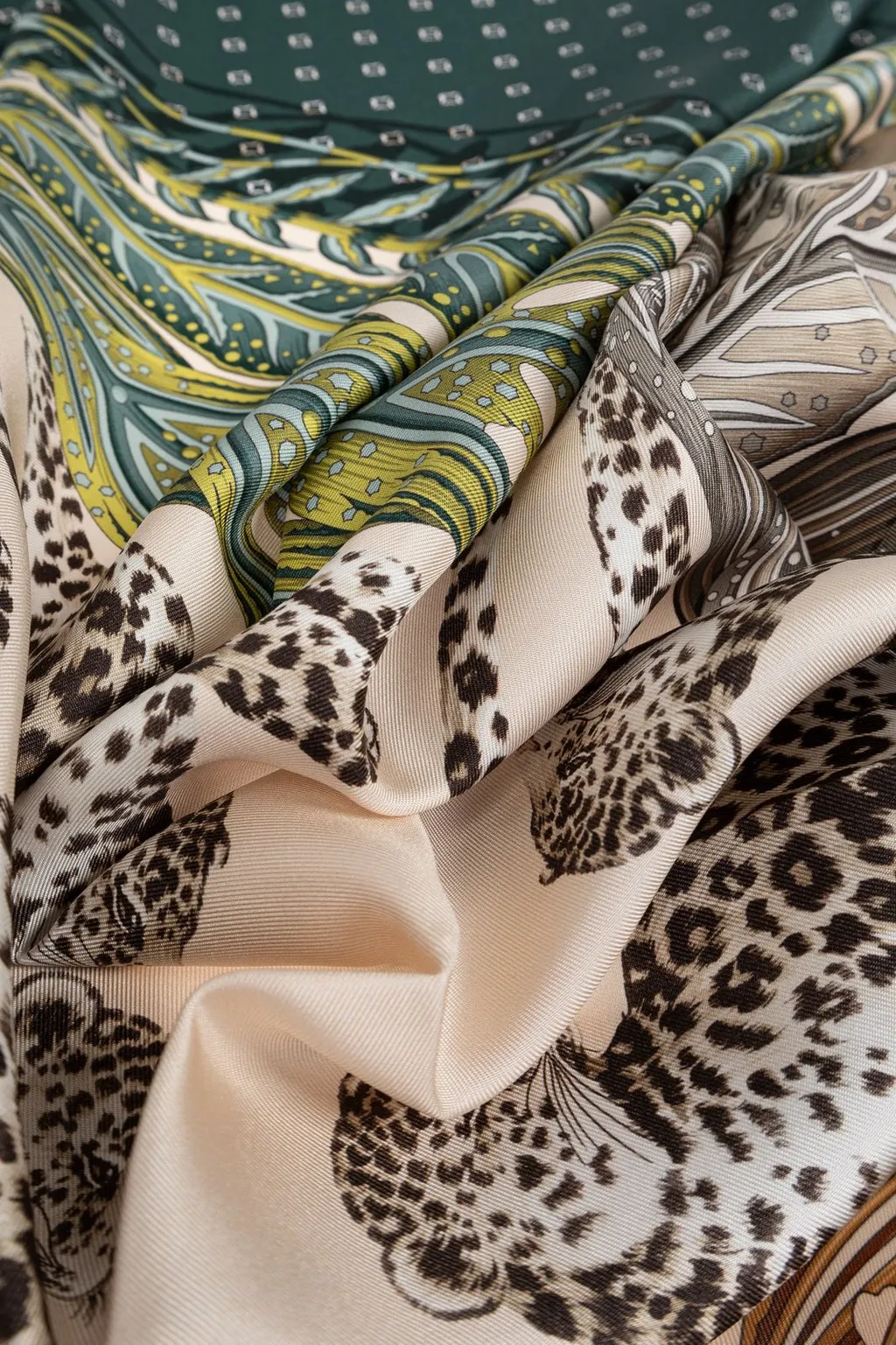 Printed Silk Twill Scarf