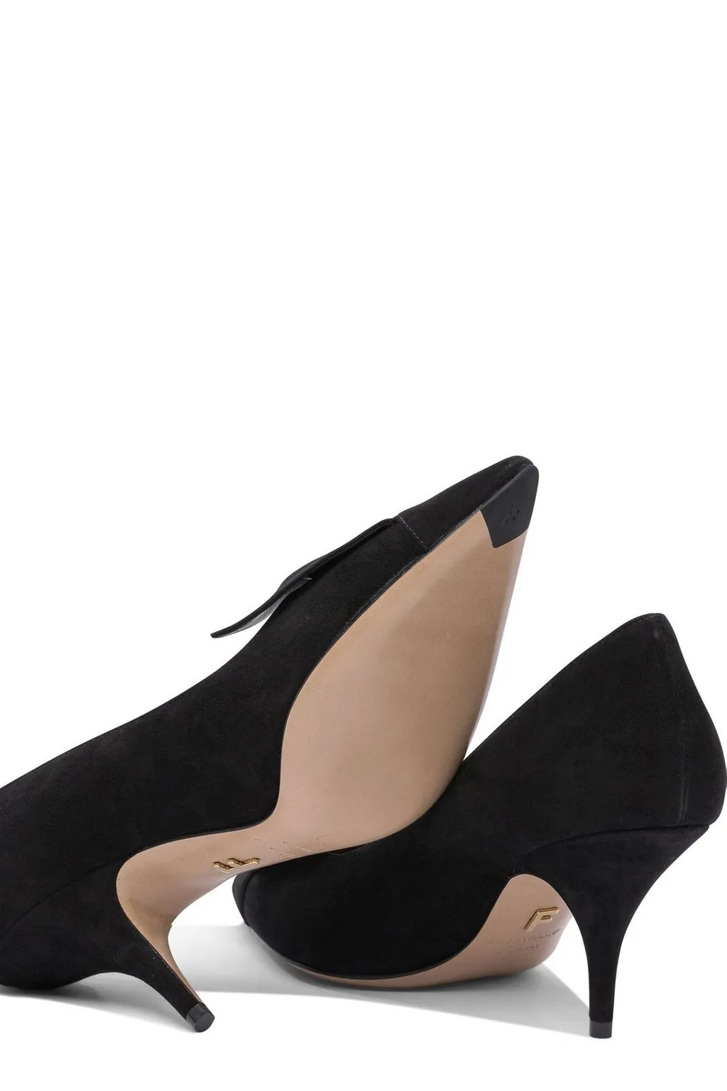 Pointed Toe Pumps With Bow Detail