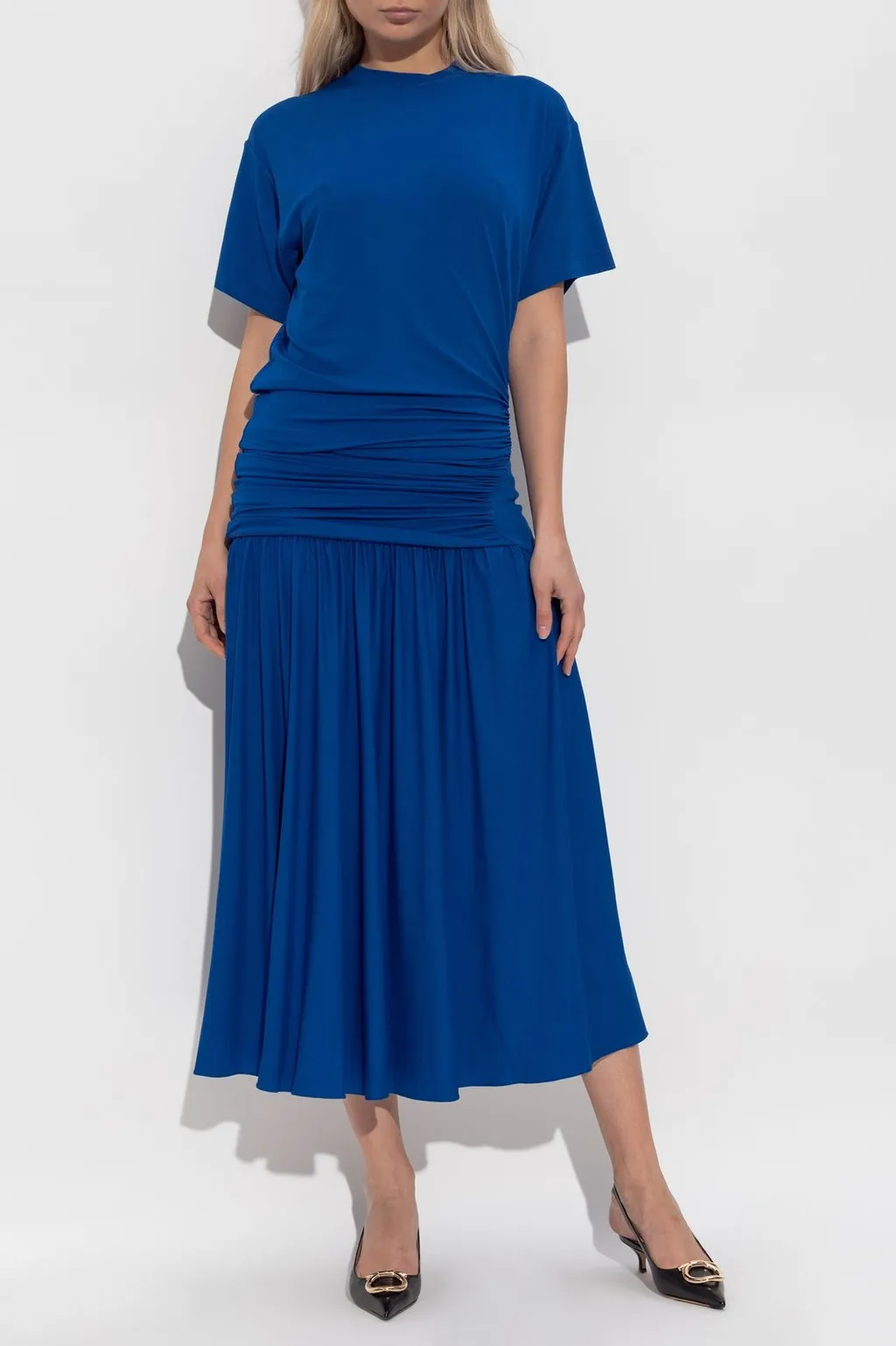 Ruched Midi Dress