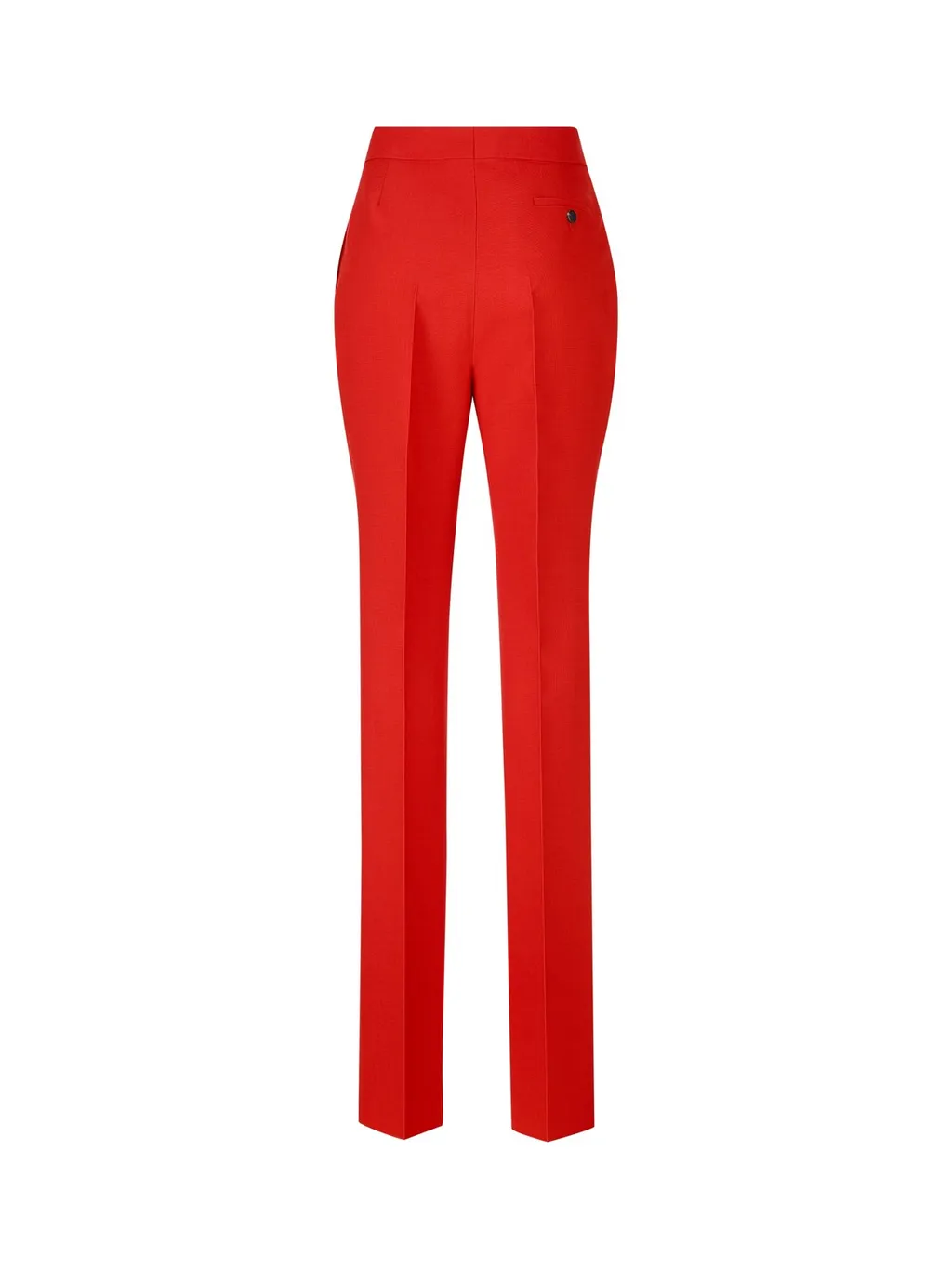 High-Waisted Straight-Leg Trousers