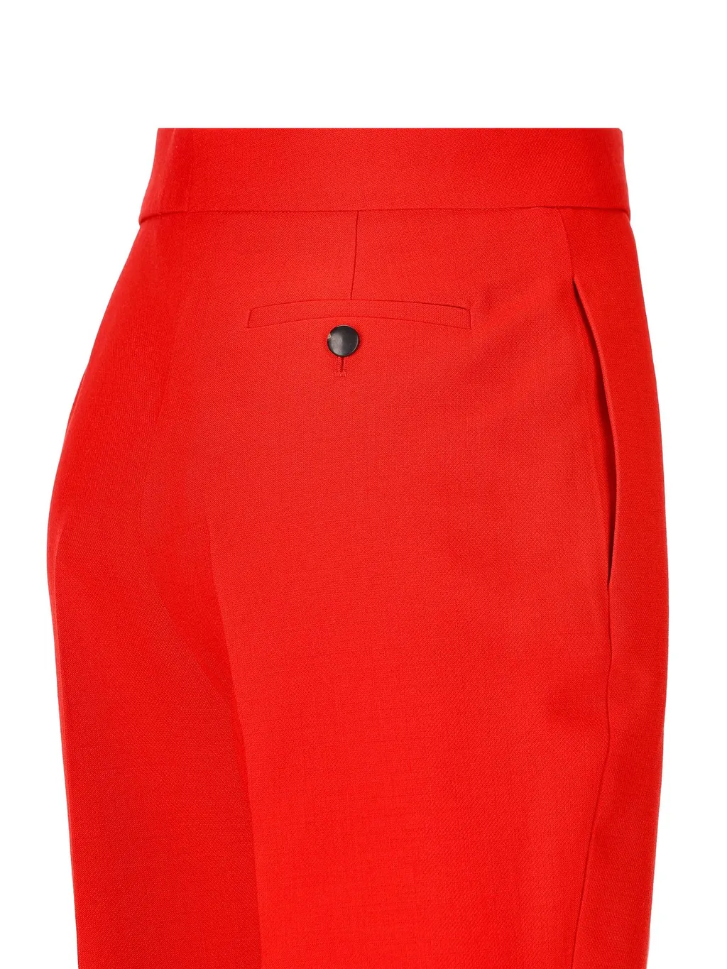 High-Waisted Straight-Leg Trousers