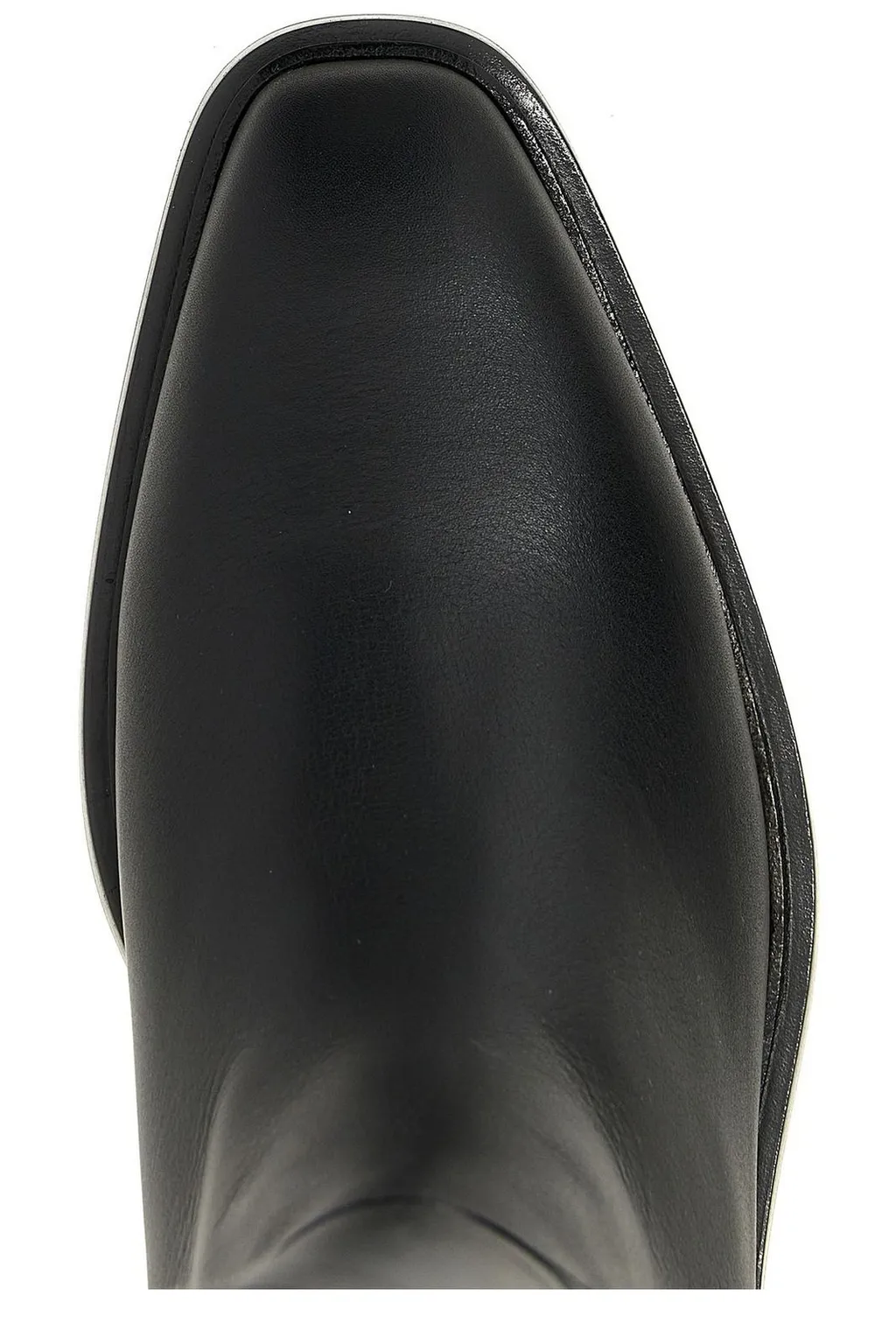 Knee-High Boots With Buckle Detail