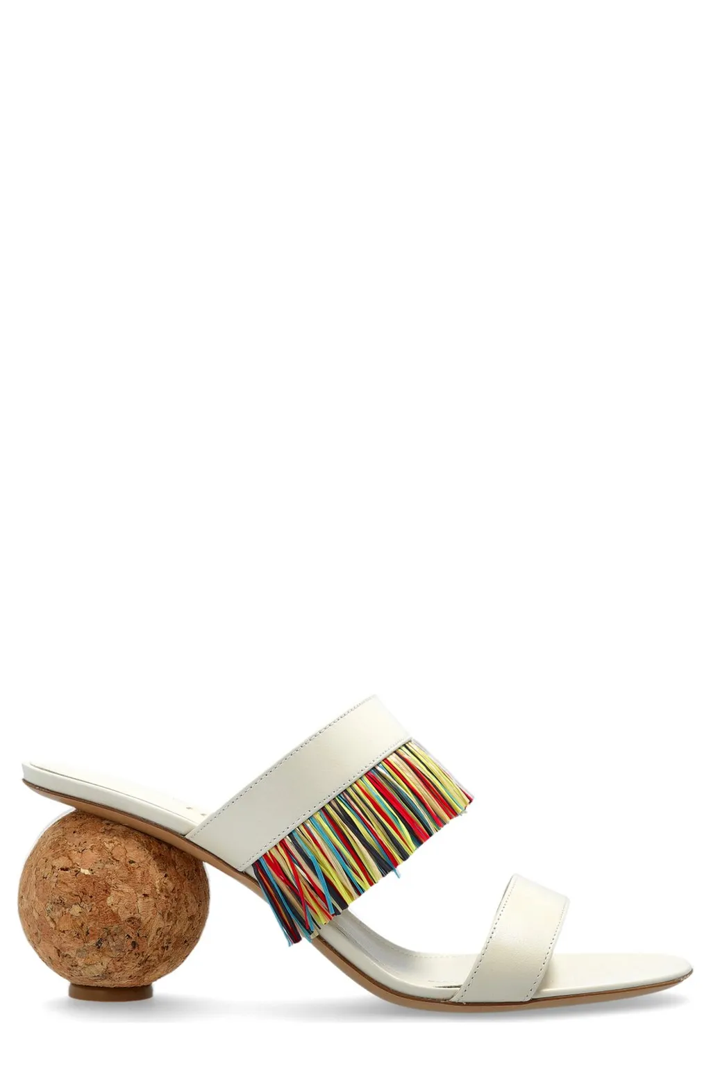 Mules With Fringe Detail