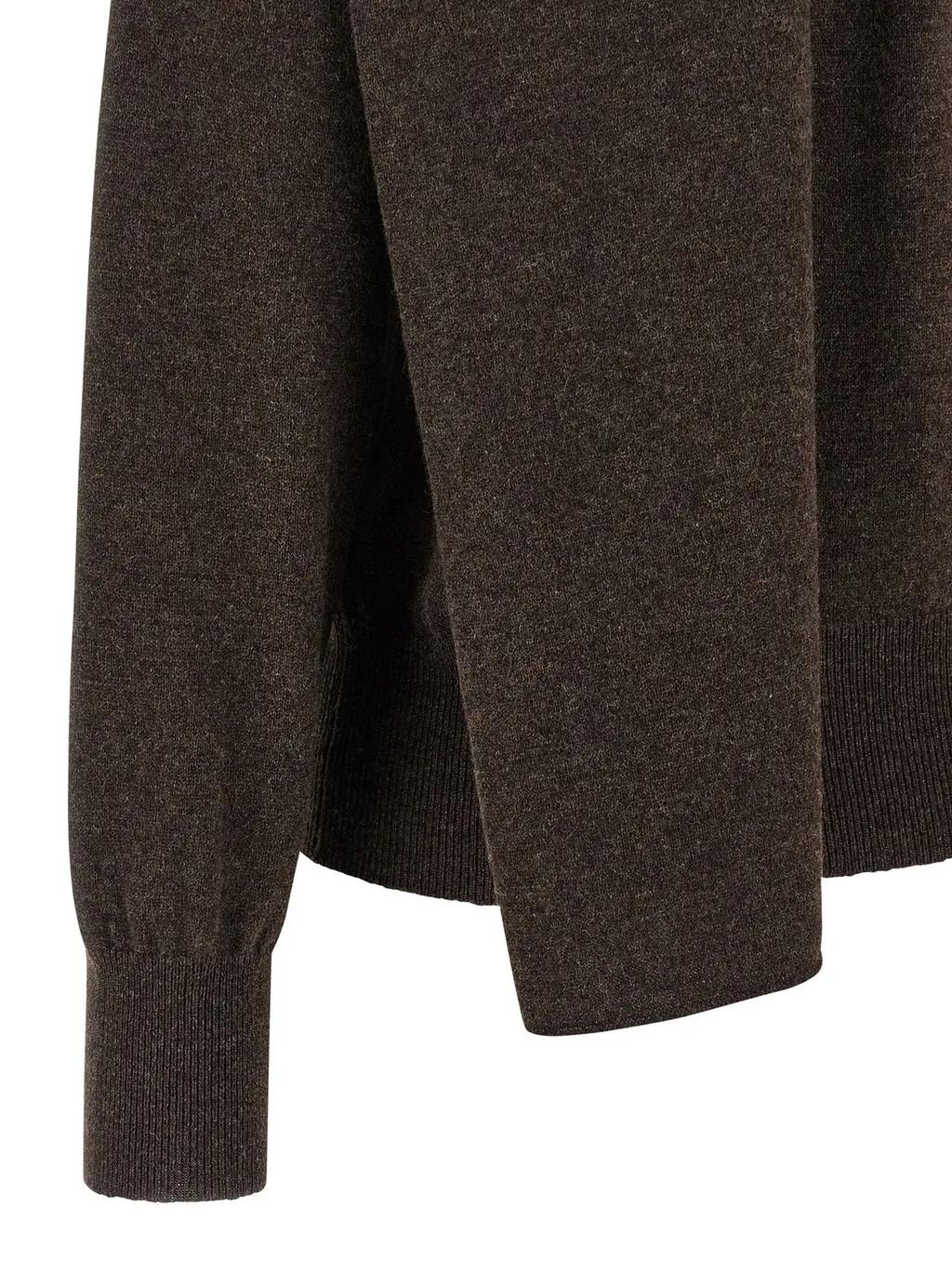 Cardigan With Integrated Scarf