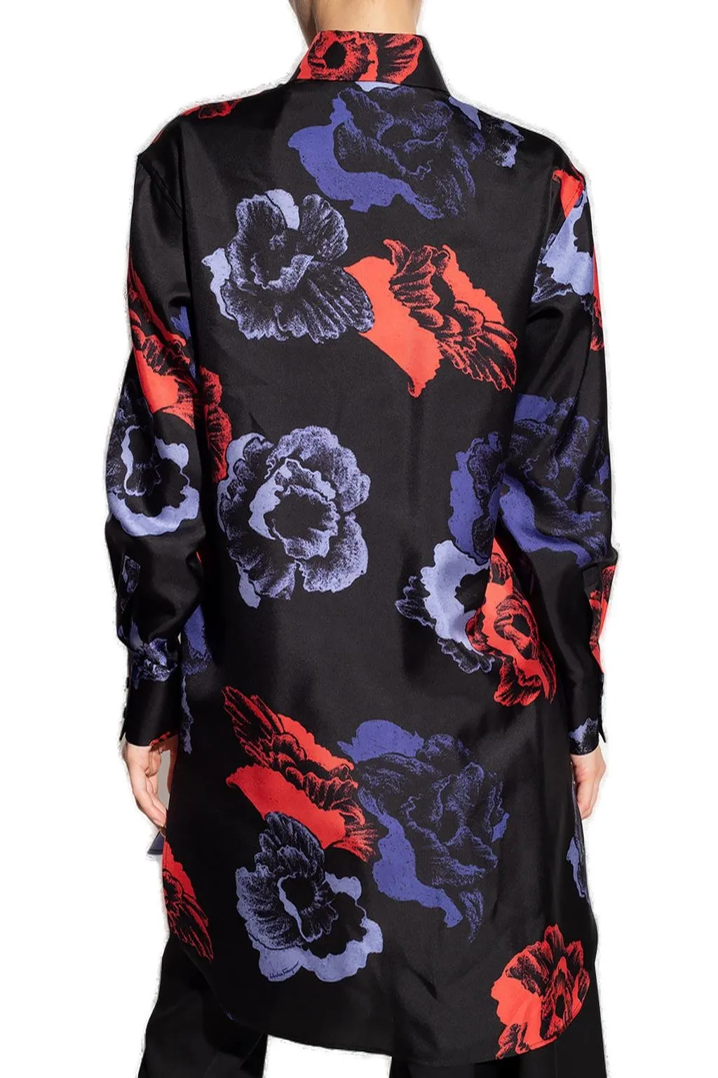Floral Print Shirt Dress